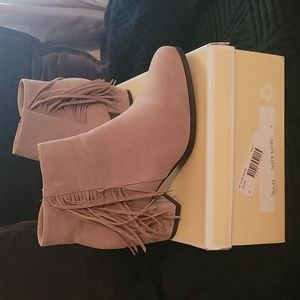 Suede Booties